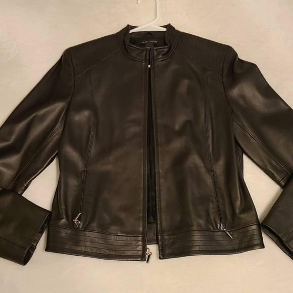 womens leather jacket - Picture 6 of 8